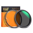 K&F CONCEPT KF01.1854 Nano-X 82mm ND2-ND32 Filter 1-5 Stops Magnetic Variable 28 Multi-Layer Coatings Waterproof Neutral Density Camera Lens Filter Online Hot Sale