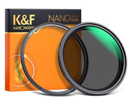 K&F CONCEPT KF01.1854 Nano-X 82mm ND2-ND32 Filter 1-5 Stops Magnetic Variable 28 Multi-Layer Coatings Waterproof Neutral Density Camera Lens Filter Online Hot Sale