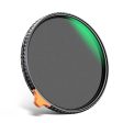 K&F CONCEPT Nano Series KF01.1816 82mm ND2-32 1   4 Black Mist Diffusion Camera Lens Filter 2-in-1 Multi-layer Coated HD Filter Hot on Sale