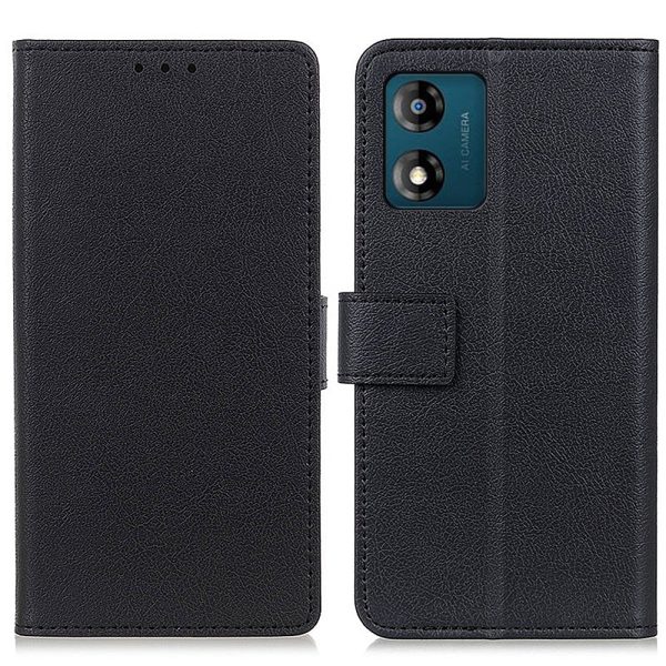 Phone Stand Case for Motorola Moto E13 4G, Textured PU Leather Wallet Protective Phone Cover For Discount