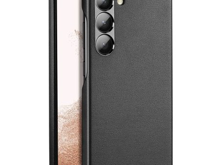 DUX DUCIS For Samsung Galaxy S23 Grit-Series Drop-proof Phone Case PU Leather + PC + Aluminium Alloy Mobile Phone Back Cover Cheap