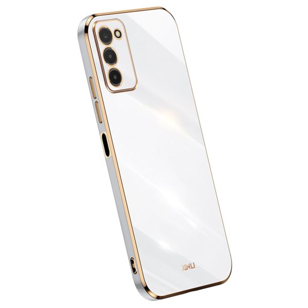 XINLI TPU Phone Cover for Samsung Galaxy A03s (164.2 x 75.9 x 9.1mm), Electroplating Anti-shock Mobile Phone Case Sale