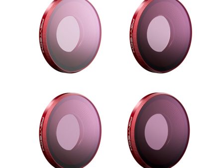 PGYTECH P-32C-012 Waterproof ND Filters Set for DJI Osmo Action 3 Camera ND 8, 16, 32, 64 Filters Multi-Layer Coated Filters Oil-Proof Lens Filters (Professional Edition) Online