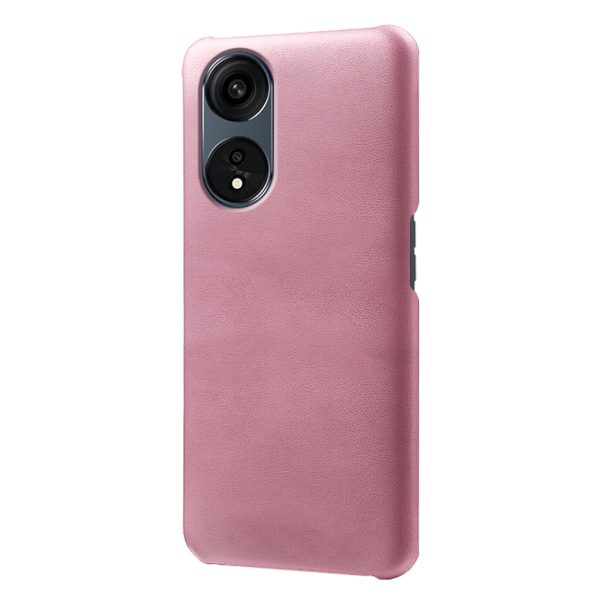 Calf Textured Phone Cover For Oppo A1 Pro 5G   Reno8 T 5G, Drop-proof Anti-scratch PU Leather Coated PC Mobile Phone Case Supply