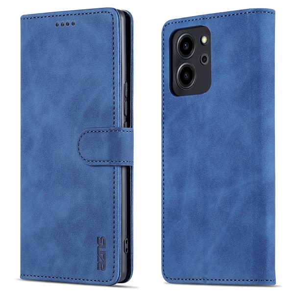 AZNS For Honor 80 SE 5G Drop-proof Phone Case PU Leather Magnetic Flip Mobile Phone Cover with Stand Wallet Supply