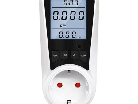 Digital Wattmeter Power Energy Consumption Meter Multifunction LCD Display Voltage Current Electric Meter with Backlit Supply