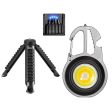 W5137 Mini COB LED Flashlight Portable Multi-functional Keychain Light Fashion