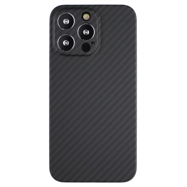 For iPhone 14 Pro Max Mobile Phone Protective Cover, Precise Cutout Carbon Fiber Texture Aramid Fiber Back Case Discount