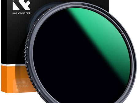 K&F CONCEPT KF01.1361 82mm ND8-ND2000 ND Filter for Camera Lens 9-Stop Adjustable Neutral Density Multi-Coated Filter Waterproof Lens Filter Online Sale