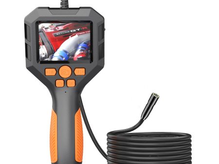 P10 5m Hard Wire 8mm Lens 2.8  IPS Screen Piping Inspection Camera 1080P HD Borescope 8-LED Endoscope Supply