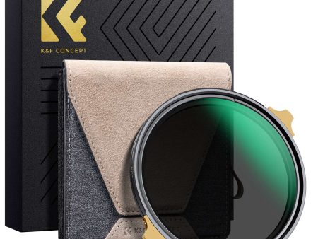 K&F CONCEPT Nano-X Pro Series 82mm Brass Frame Variable ND2-32 Filter Waterproof Anti-Scratch Filter Ultra Clear 36-Layer Coated Lens Filter Hot on Sale