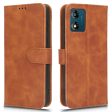 Leather Mobile Phone Case For Motorola Moto E13 4G , Skin-touch Shockproof Flip Phone Cover Stand Wallet on Sale