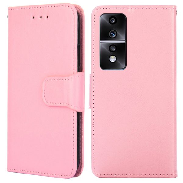 For Honor 80 GT 5G Textured PU Leather Wallet Phone Stand Cover Shockproof Mobile Case For Discount