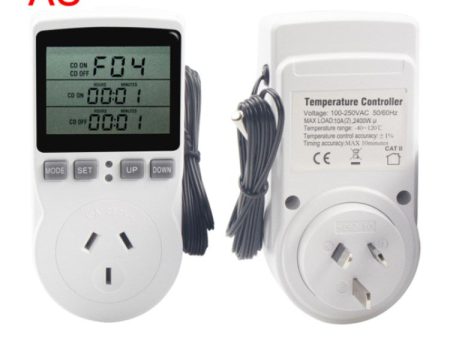 Digital Temperature Controller Outlet Socket Thermostat Outlet Plug with Timer Supply