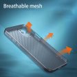 Bump Proof PP Phone Case for iPhone 14 Plus, Ultra Thin Heat Dissipation Breathable Hollow Hole Mesh Back Cover For Discount