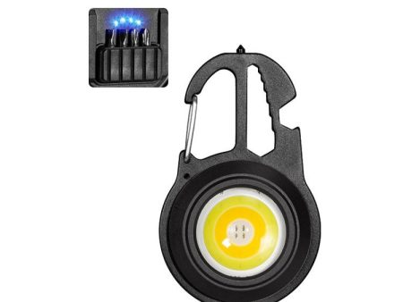 W5137 Mini COB LED Flashlight Portable Multi-functional Keychain Light Fashion