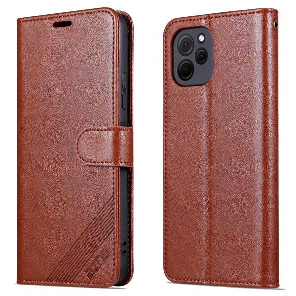 AZNS Mobile Phone Cover for Huawei Enjoy 50z 4G   nova Y61 4G, PU Leather Anti-fall Phone Case with Wallet Stand For Discount