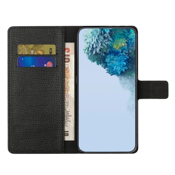 Shockproof Mobile Phone Cover For Xiaomi Redmi Note 12 Pro 5G, Litchi Texture PU Leather Wallet Phone Case with Stand Online Sale