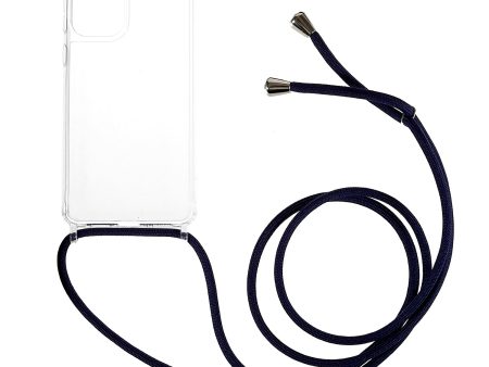 Clear Phone Case for Samsung Galaxy A53 5G, TPU+Acrylic Mobile Phone Cover with Lanyard Online Sale