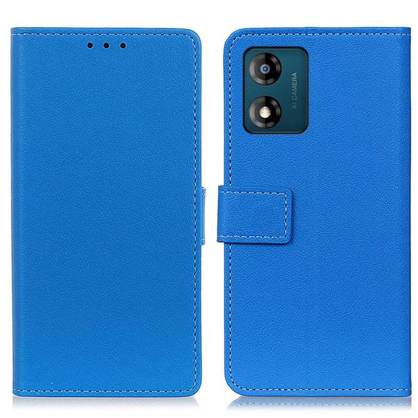 Phone Stand Case for Motorola Moto E13 4G, Textured PU Leather Wallet Protective Phone Cover For Discount