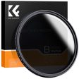 K&F CONCEPT KF01.1114 ND Filter 82mm Variable ND2-ND400 Ultra-Slim Neutral Density Optical Glass HD Camera Lens Filter with Cleaning Cloth Online now