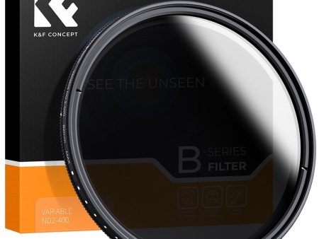 K&F CONCEPT KF01.1114 ND Filter 82mm Variable ND2-ND400 Ultra-Slim Neutral Density Optical Glass HD Camera Lens Filter with Cleaning Cloth Online now