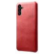 Protective Phone Cover For Samsung Galaxy A54 5G, Calf Textured PU Leather Coated PC Mobile Phone Case Supply