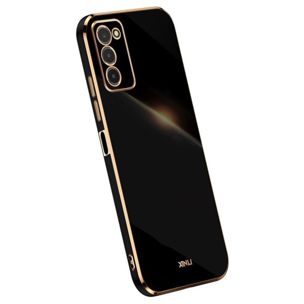 XINLI TPU Phone Cover for Samsung Galaxy A03s (164.2 x 75.9 x 9.1mm), Electroplating Anti-shock Mobile Phone Case Sale