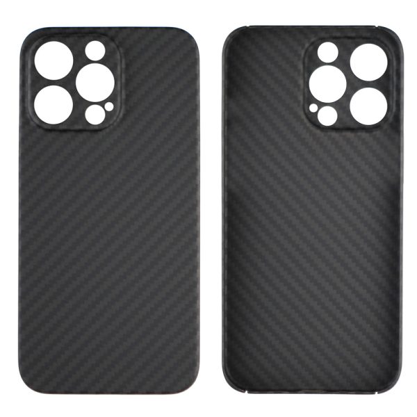 For iPhone 14 Pro Max Mobile Phone Protective Cover, Precise Cutout Carbon Fiber Texture Aramid Fiber Back Case Discount