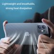 Bump Proof PP Phone Case for iPhone 14 Plus, Ultra Thin Heat Dissipation Breathable Hollow Hole Mesh Back Cover For Discount