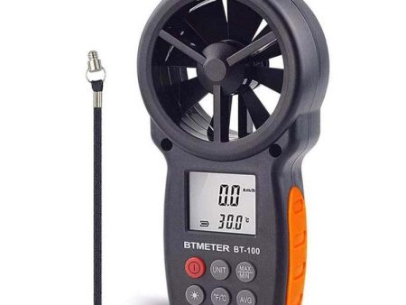 BT-100 Portable Digital Anemometer Wind Speed Meter Air Flow Velocity Tester for Sailing   Surfing Sale