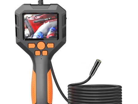 P10 10m Hard Wire 8mm Lens Handheld Endoscope IP68 Waterproof 1080P HD Borescope 2.8  IPS Screen Piping Inspection Camera Online now