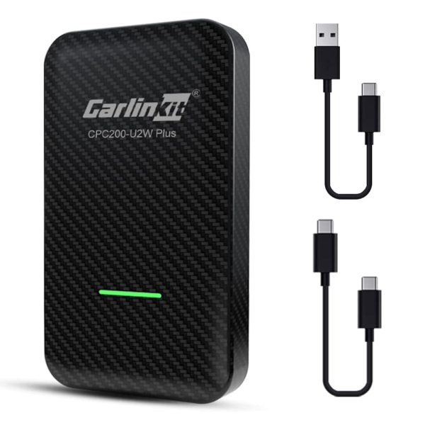 CARLINKIT 3.0 CPC200-U2W Plus Wireless CarPlay Adapter Type-C Port Factory Wired CarPlay Cars Wireless CarPlay Dongle (Carbon Fiber) For Discount