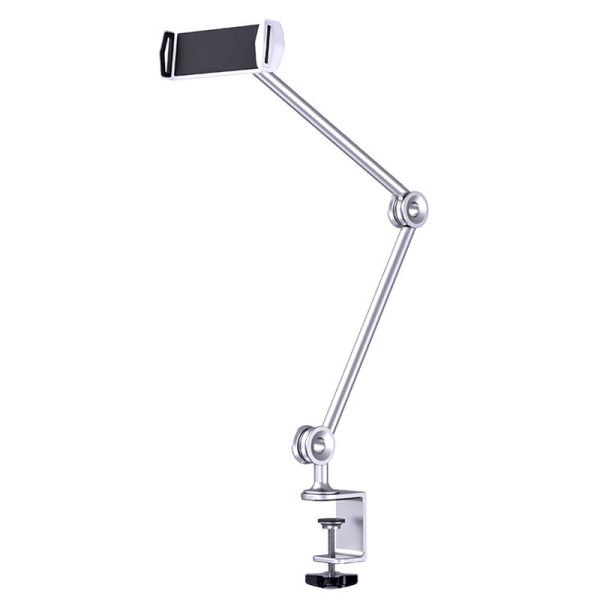 BONERUY P80 Adjustable Long Arm Aluminum Alloy Lazy Phone Tablet Holder Stand Bedside Desk Clip-on Bracket For Sale