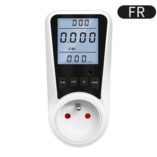 Digital Wattmeter Power Energy Consumption Meter Multifunction LCD Display Voltage Current Electric Meter with Backlit Supply