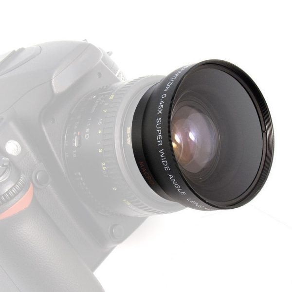 52mm 0.45X Wide-Angle Lens + Macro Lens with Storage Bag Camera Accessories Lens 18-55mm Online Hot Sale