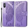 For Xiaomi Redmi 9A Mobile Phone Shell Cover Imprinted Butterfly Pattern Magnetic Closure Phone Wallet PU Leather Stand Case Online now