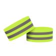 2Pcs 5cm Reflective Bands Night Running Cycling Elastic Reflector Wrist Straps for Men Women on Sale