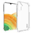 ENKAY HAT PRINCE For Samsung Galaxy A34 5G Transparent Phone Case with Anti-slip Strip Edge Clear TPU Shockproof Mobile Phone Cover For Cheap