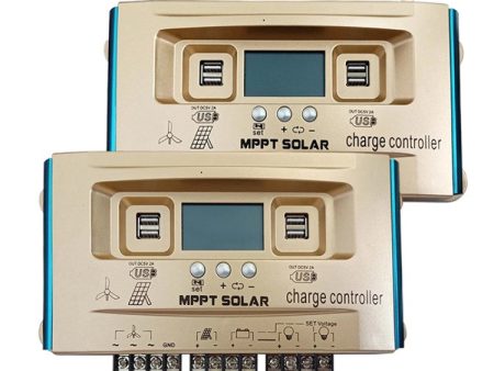 Wind Solar Hybrid Controller 12V24V36V48V60V MPPT Battery Charging Regulator Online Sale