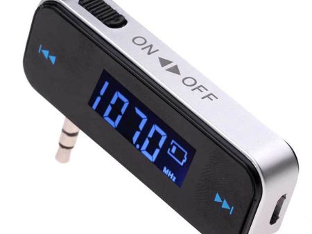 T01 Universal Car FM Transmitter Mobile Phone Audio Transmitter 3.5mm Wireless FM Transmitter with LCD Display Online now