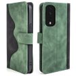 Mobile Phone Cover for Honor 80 Pro 5G, Scratch Proof PU Leather Magnetic Clasp Bi-color Design Stand Wallet Cell Phone Case Fashion