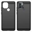 For Xiaomi Redmi A1+ 4G   A2+ 4G   Poco C50 4G Carbon Fiber Texture Anti-drop TPU Protective Phone Cover Brushed Mobile Phone Case For Sale