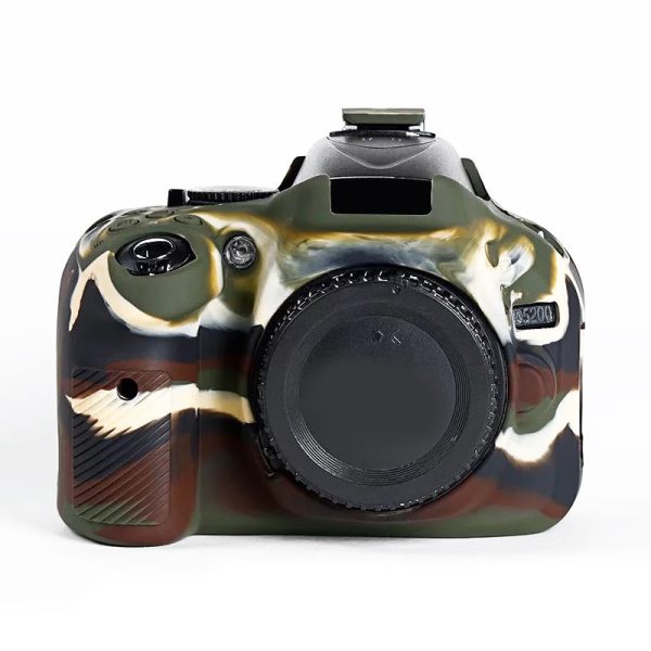 For Nikon D5200   D5100 Silicone Skin Case Camera DSLR Bag Anti-scratch Protective Cover Supply