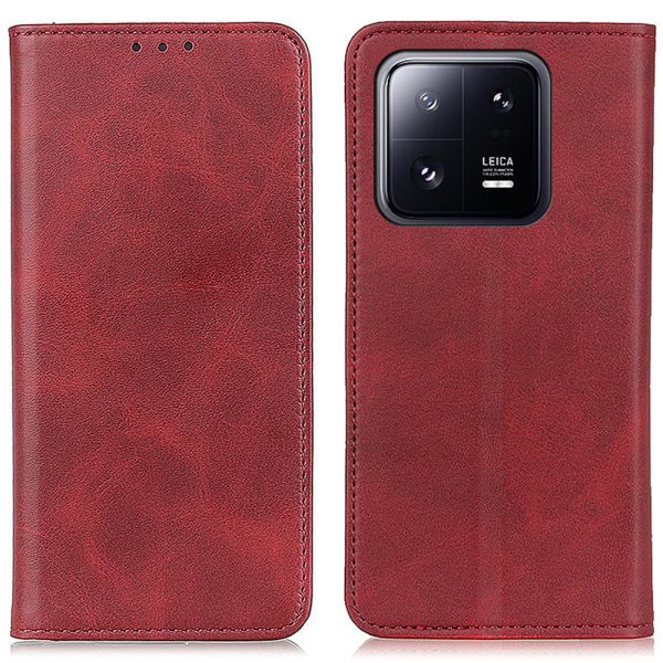 For Xiaomi 13 Pro 5G Strong Magnetic Auto Closing Wallet Mobile Phone Stand Case Shockproof Split Leather Cover For Cheap