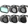 K&F CONCEPT 6Pcs For DJI Mini 1   Mini 2   SE 2-in-1 Filter Set, UV+ND4   PL+ND8   PL+ND16   PL+ND32   PL+ND64   PL Multi-Coated Lens Filters Online Sale