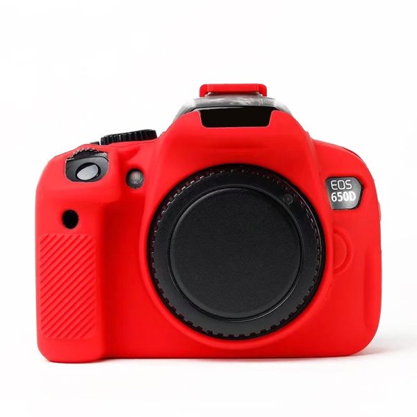 For Canon EOS 700D   650D   600D Soft Silicone Skin Case Protective Cover Anti-scratch Camera Bag Hot on Sale