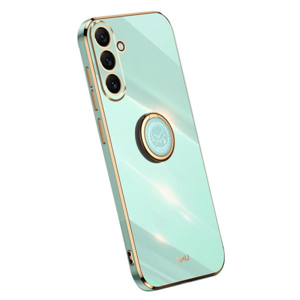 XINLI For Samsung Galaxy A54 5G Drop-proof Protective Phone Cover Electroplating Slim Mobile Phone Case Kickstand Sale