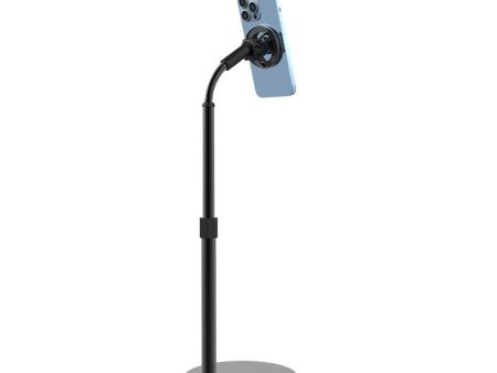 R-JUST HZ27 Retractable Phone Stand 360-Degree Rotating Metal Phone Holder Adjustable Round Base Tablet Stand For Cheap