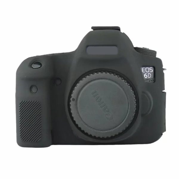 Silicone Case for Canon EOS 6D Digital Camera Anti-scratch Protective Cover Non-slip Texture Protector Fashion